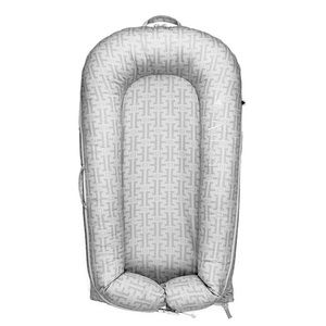 Dock A Tot Deluxe+ Dock - Signature Grey - 0-8 Months